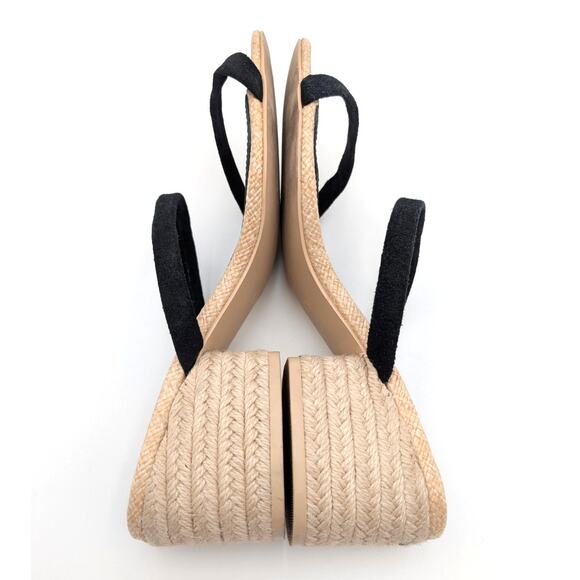 MIA Isabeli Espadrille Slide Sandal Women's Black/Beige Size US7.5 EU38 - Picture 7 of 12